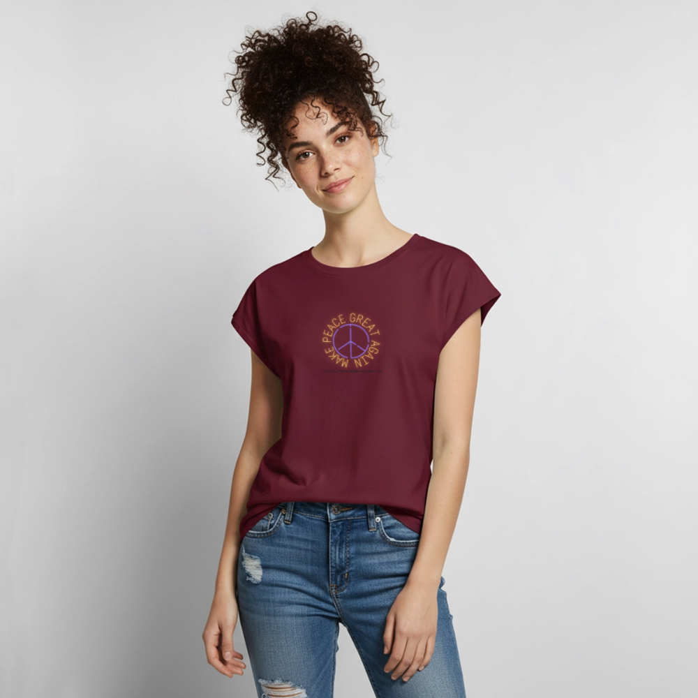 Damen Shirt - burgundy