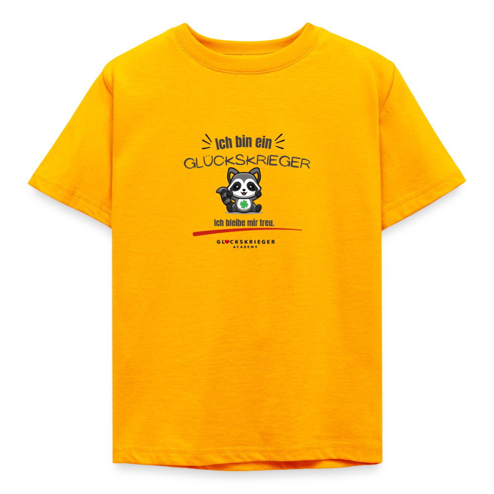 Glückskrieger Shirt – Stark für mich & andere - gold