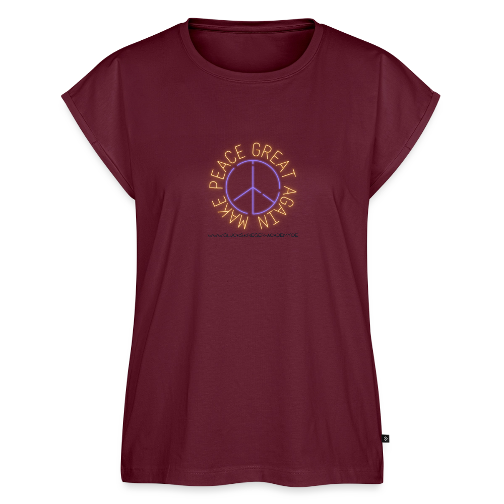 Damen Shirt - burgundy