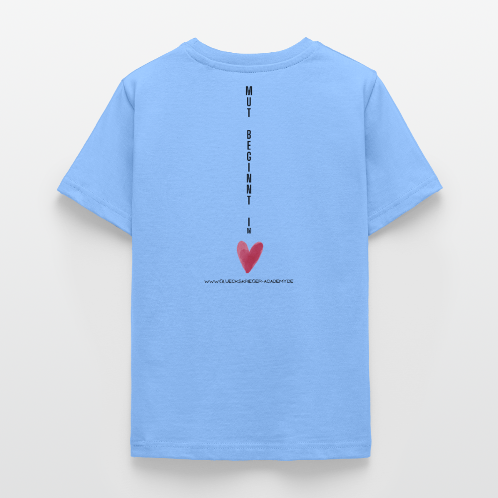 T-Shirt für Teens- Mut - sky blue