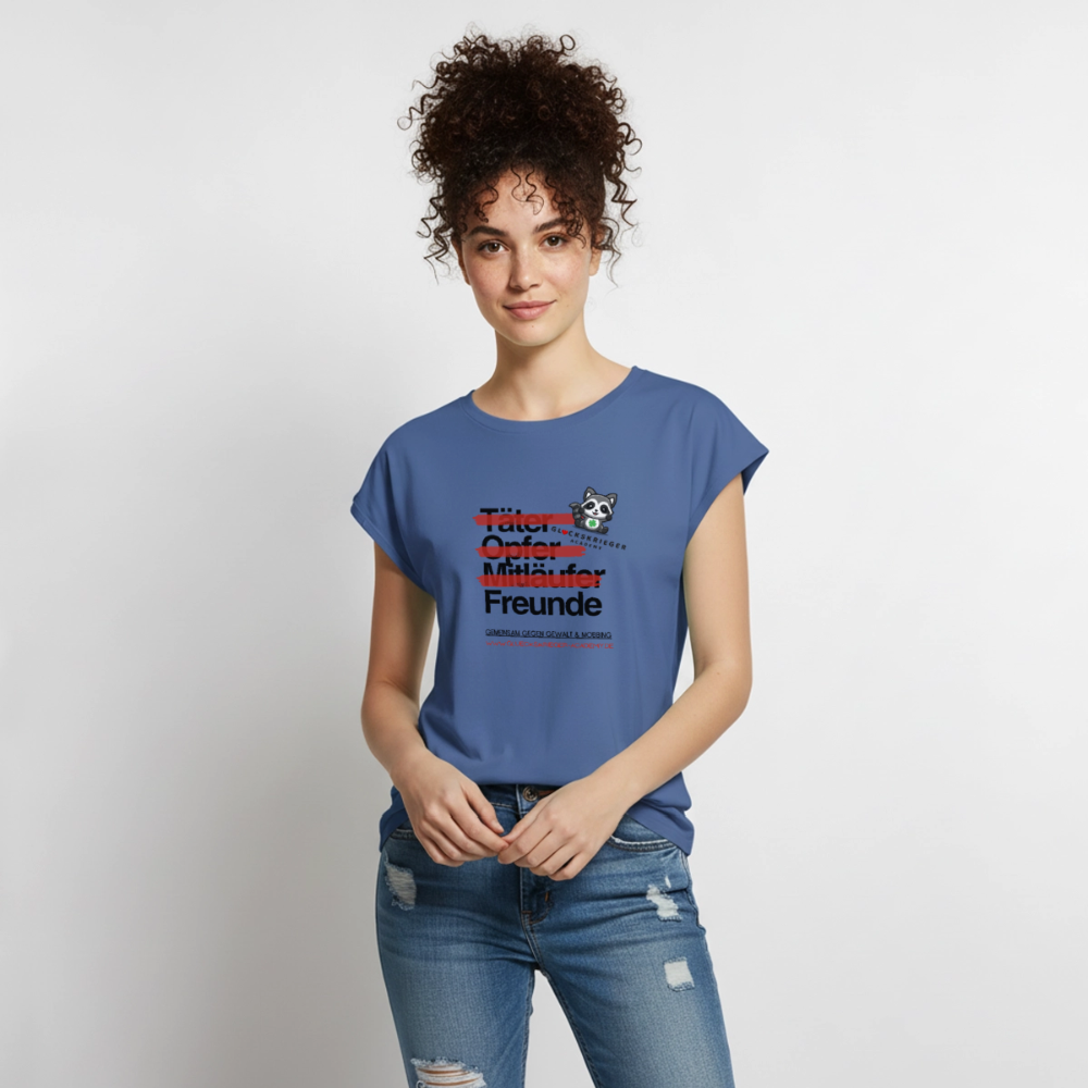 Damen Shirt - stone blue