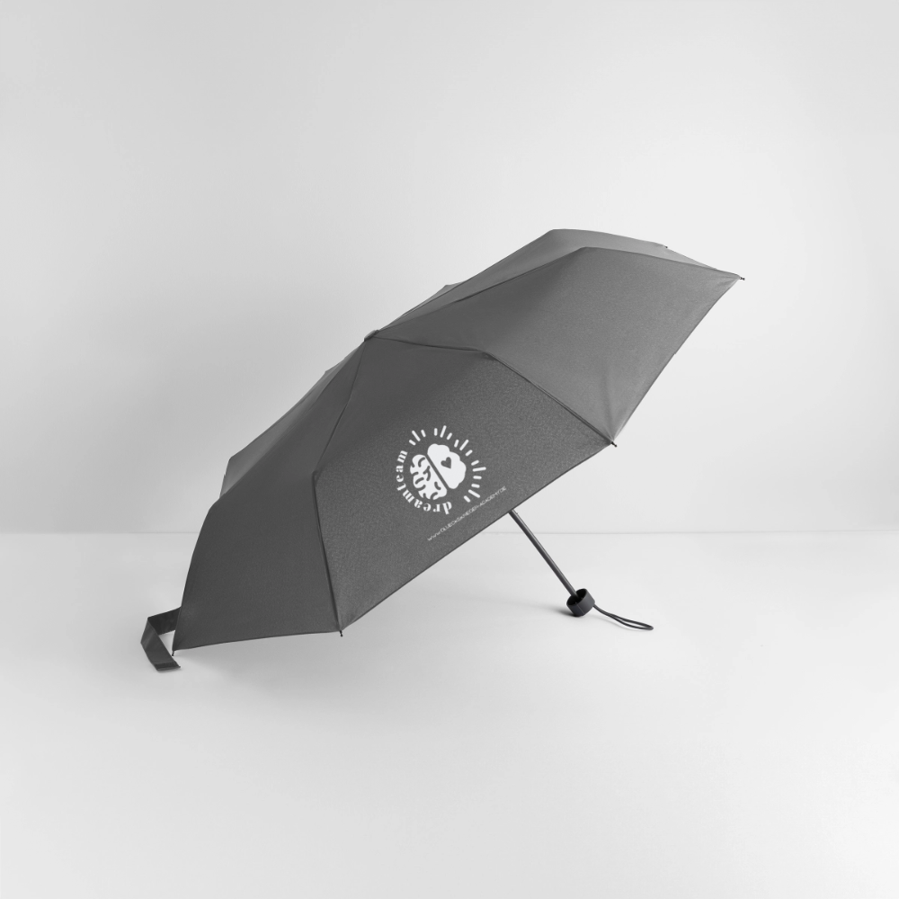 Glückskrieger Regenschirm – Stark durch jedes Wetter-Dreamteam - grey