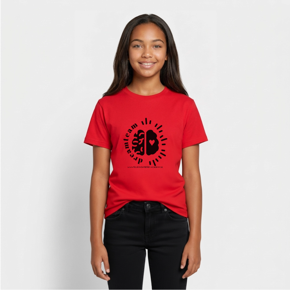 T-Shirt für Teens- dreamteam - red