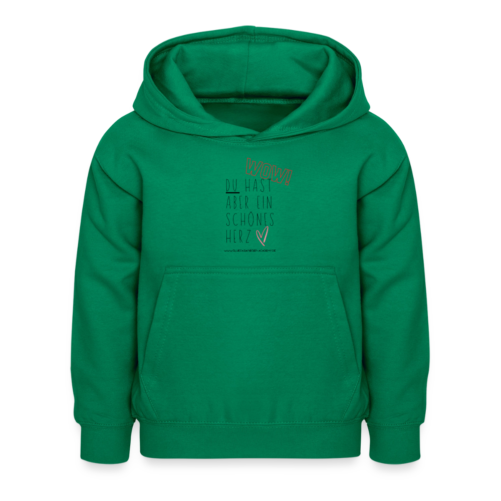 Glückskrieger Hoodie – Herz - kelly green