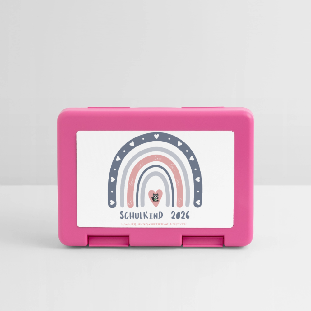 Kinder Lunchbox – Schulkind 2026 - pink