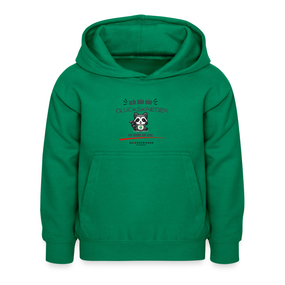 Glückskrieger Hoodie – Stark & Mutig - kelly green