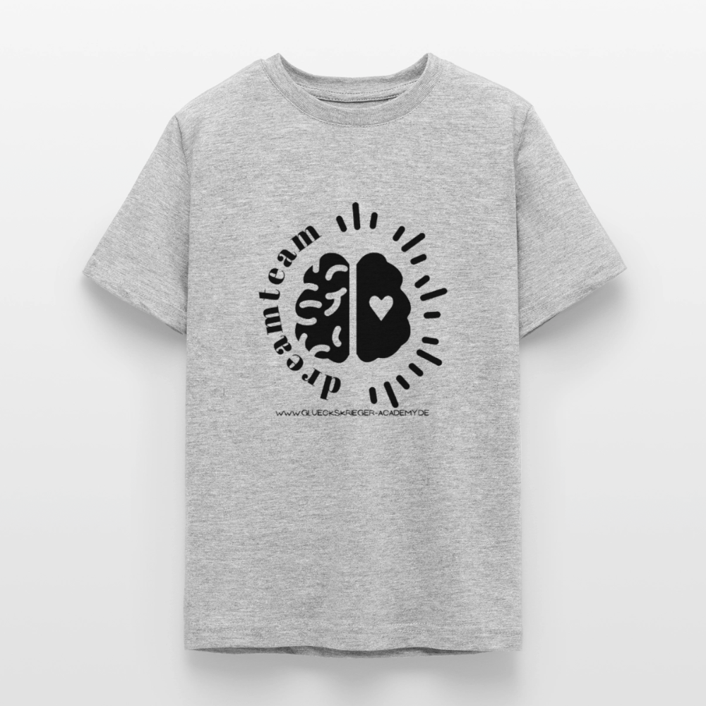 T-Shirt für Teens- dreamteam - heather grey