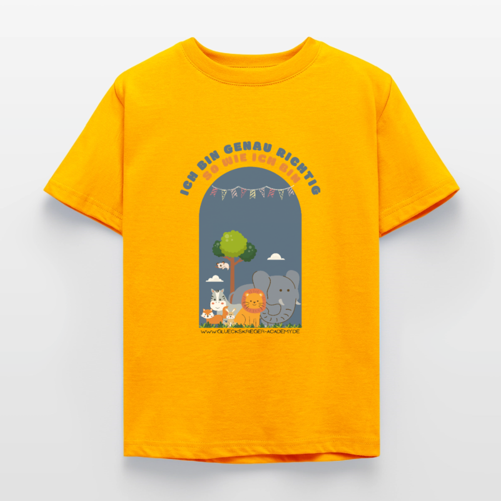 Kinder Shirt - Ich bin... - gold