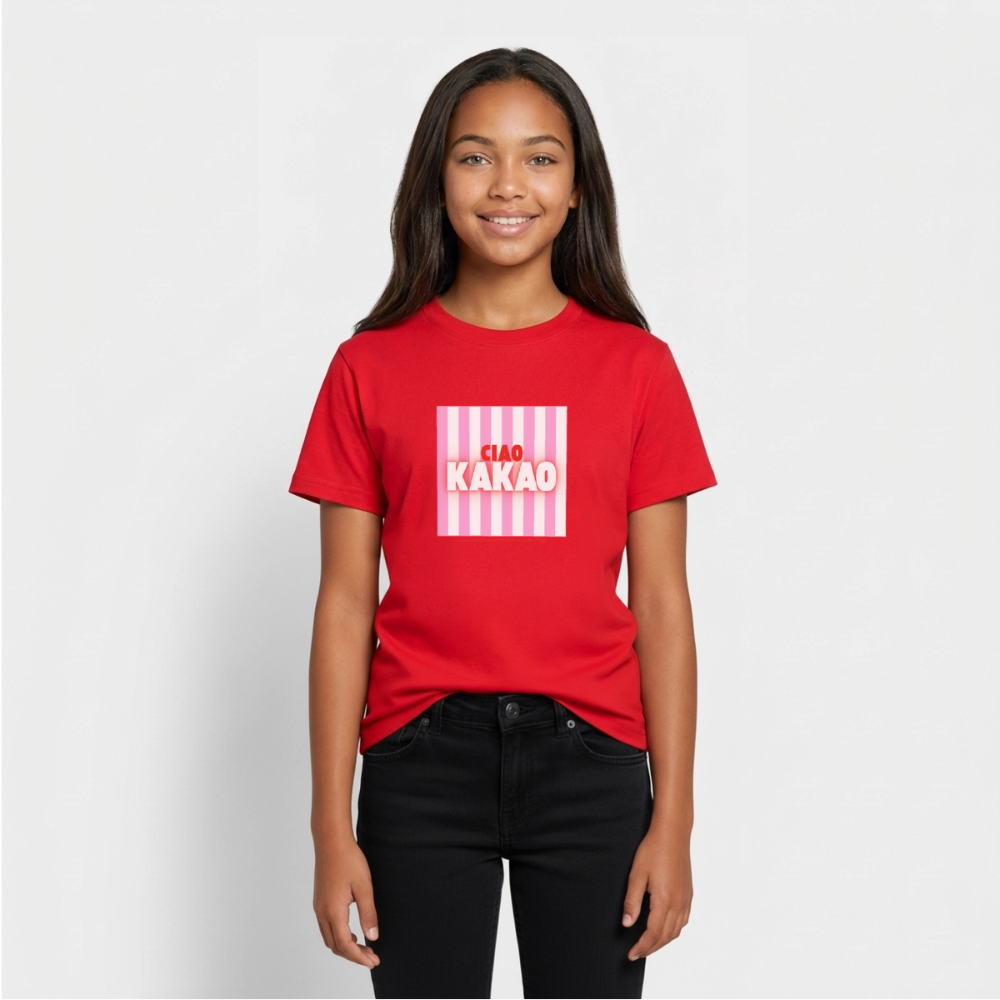 T-Shirt für Teens- Ciao Kakao - red