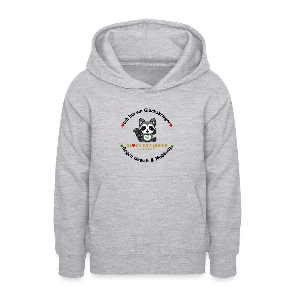 Teen Glückskrieger Hoodie – Wärme & Stärke für jeden Tag - light heather grey