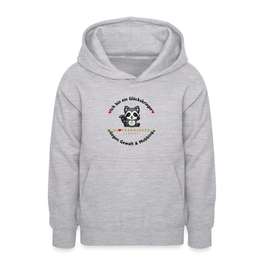 Teen Glückskrieger Hoodie – Wärme & Stärke für jeden Tag - light heather grey