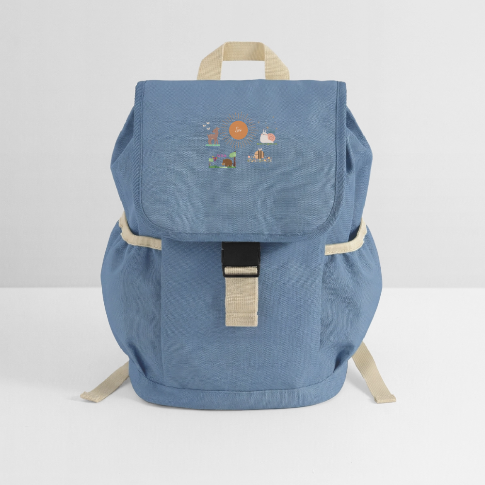 Kinder Rucksack – Mut & Selbstvertrauen für jeden Tag - steel blue