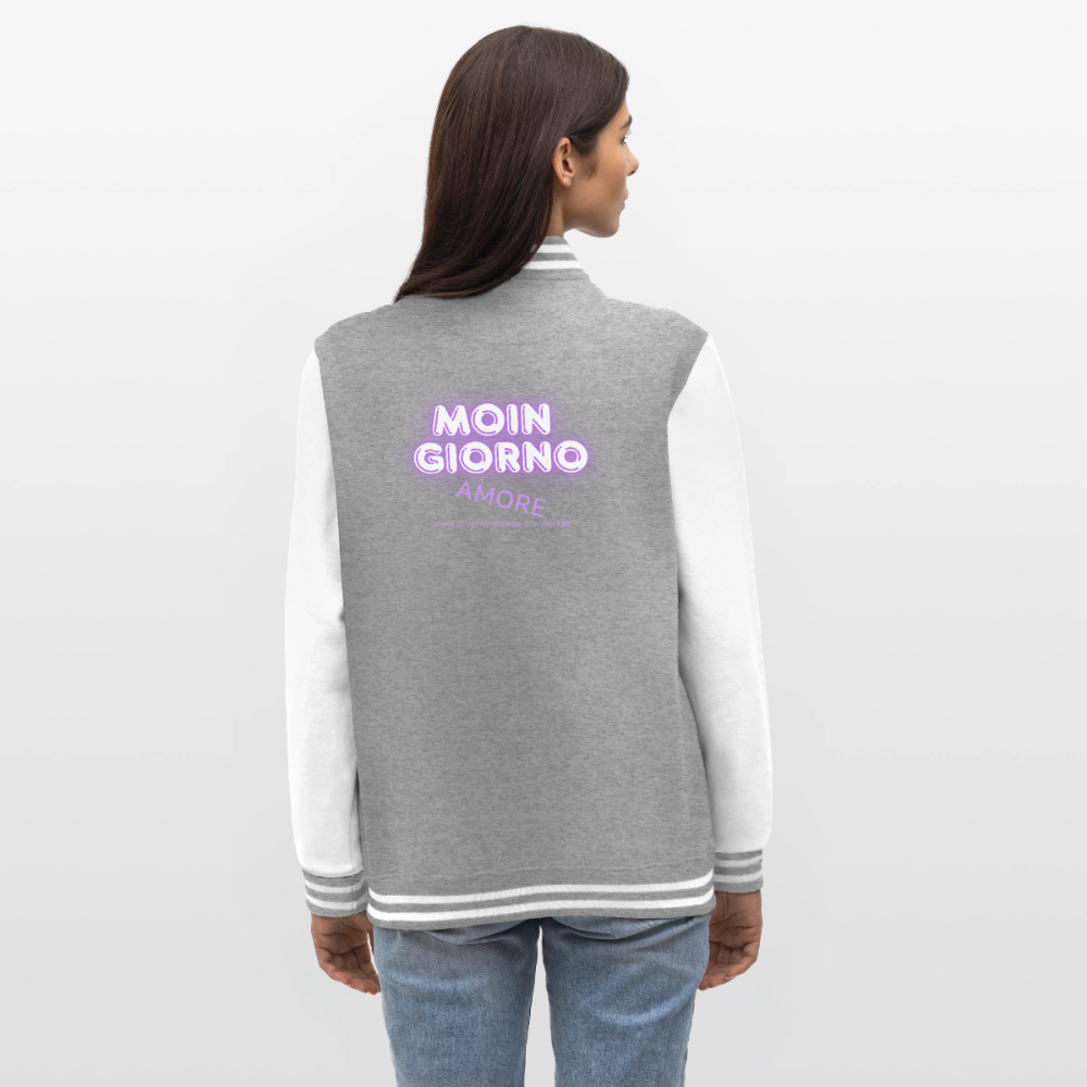 College Jacke –Moin - heather grey/white