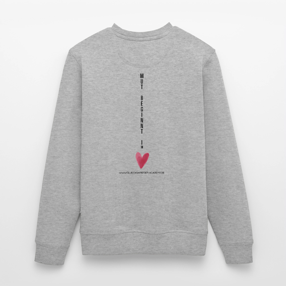 Damen Pullover-Mut - heather grey