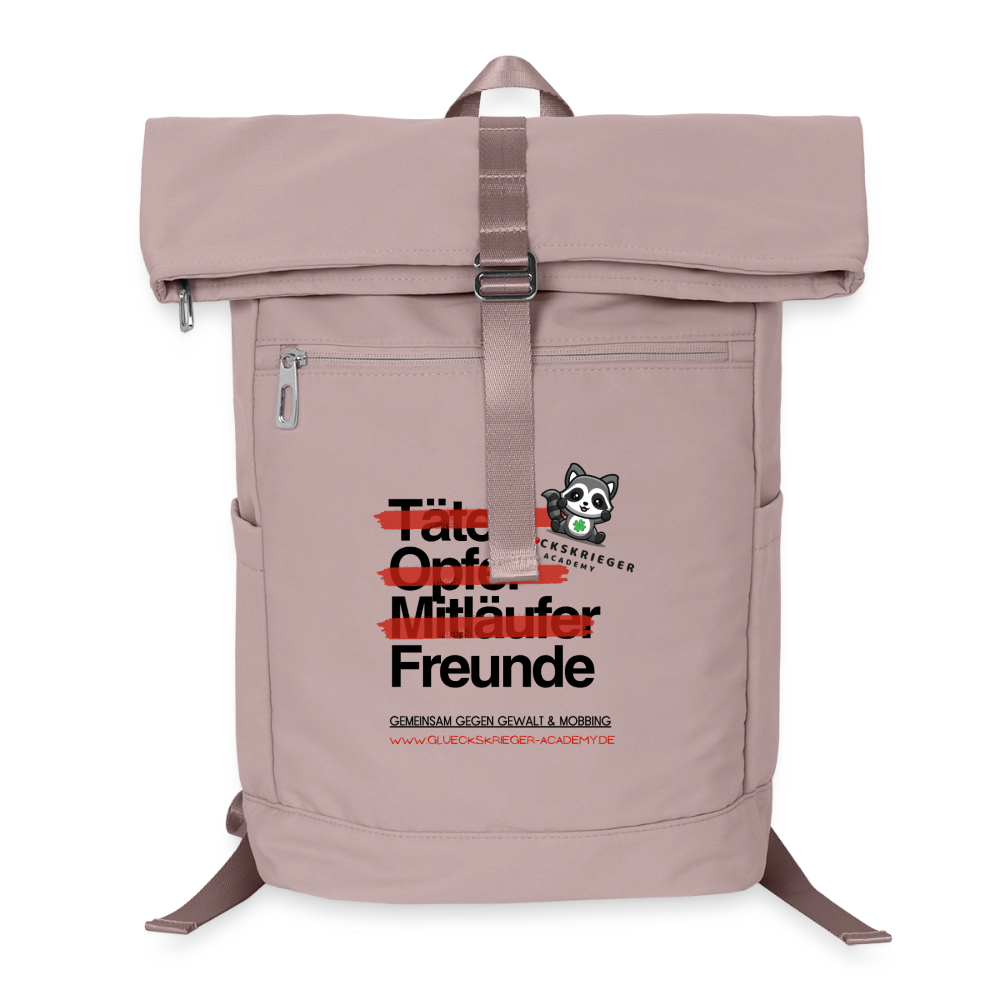 Glückskrieger Premium Rucksack - old pink 