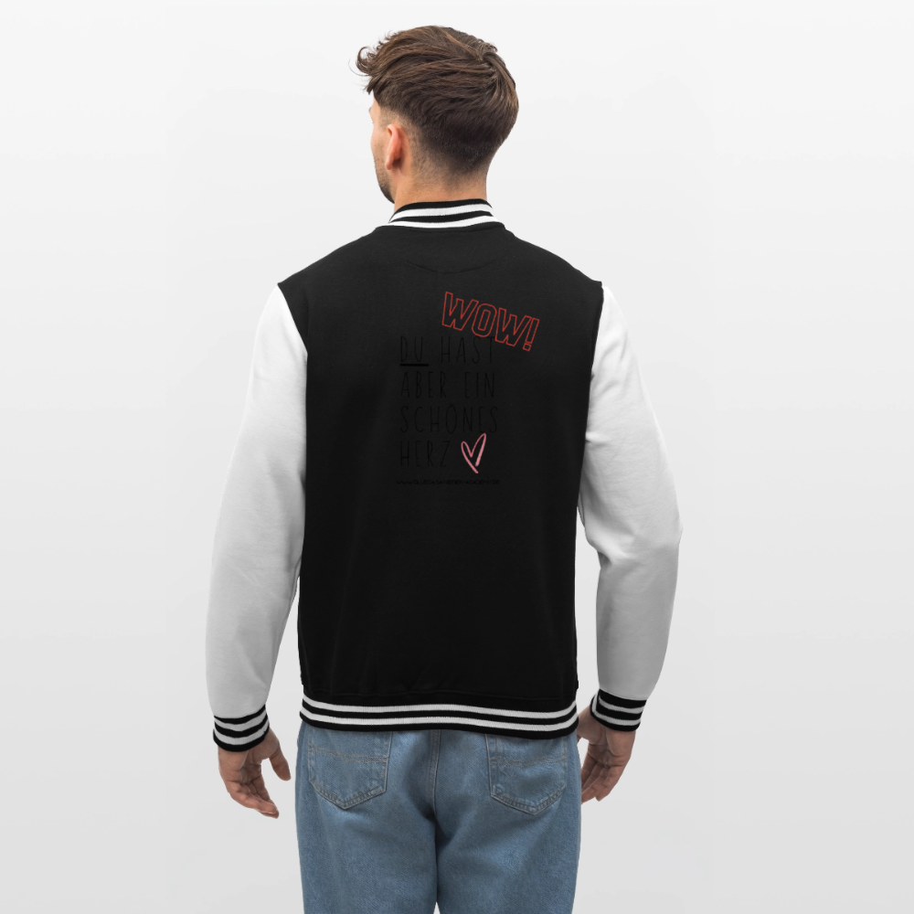 College Jacke –Herz - black/white