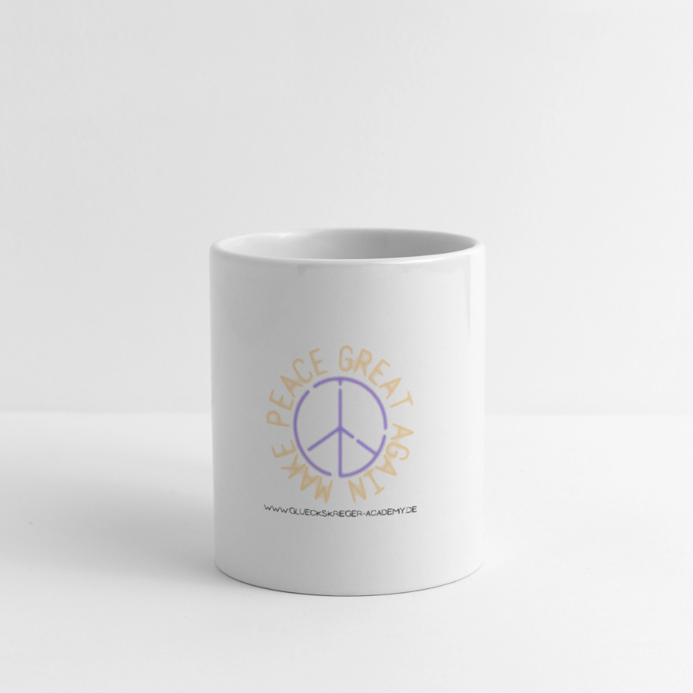 Glückskrieger Tasse – Peace - white