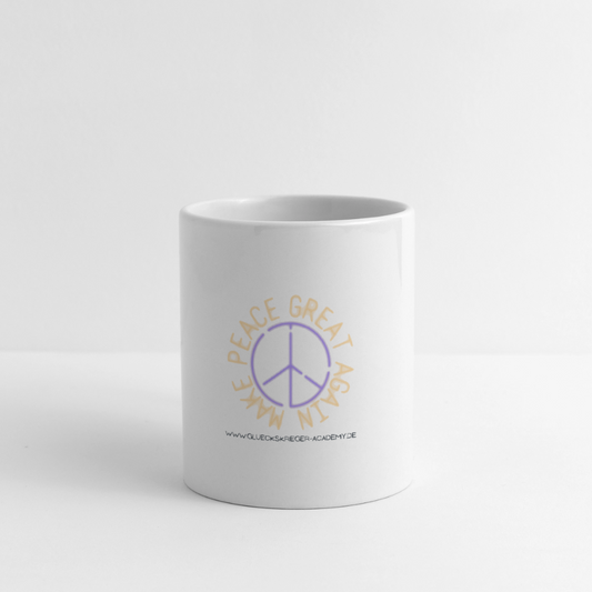 Glückskrieger Tasse – Peace - white