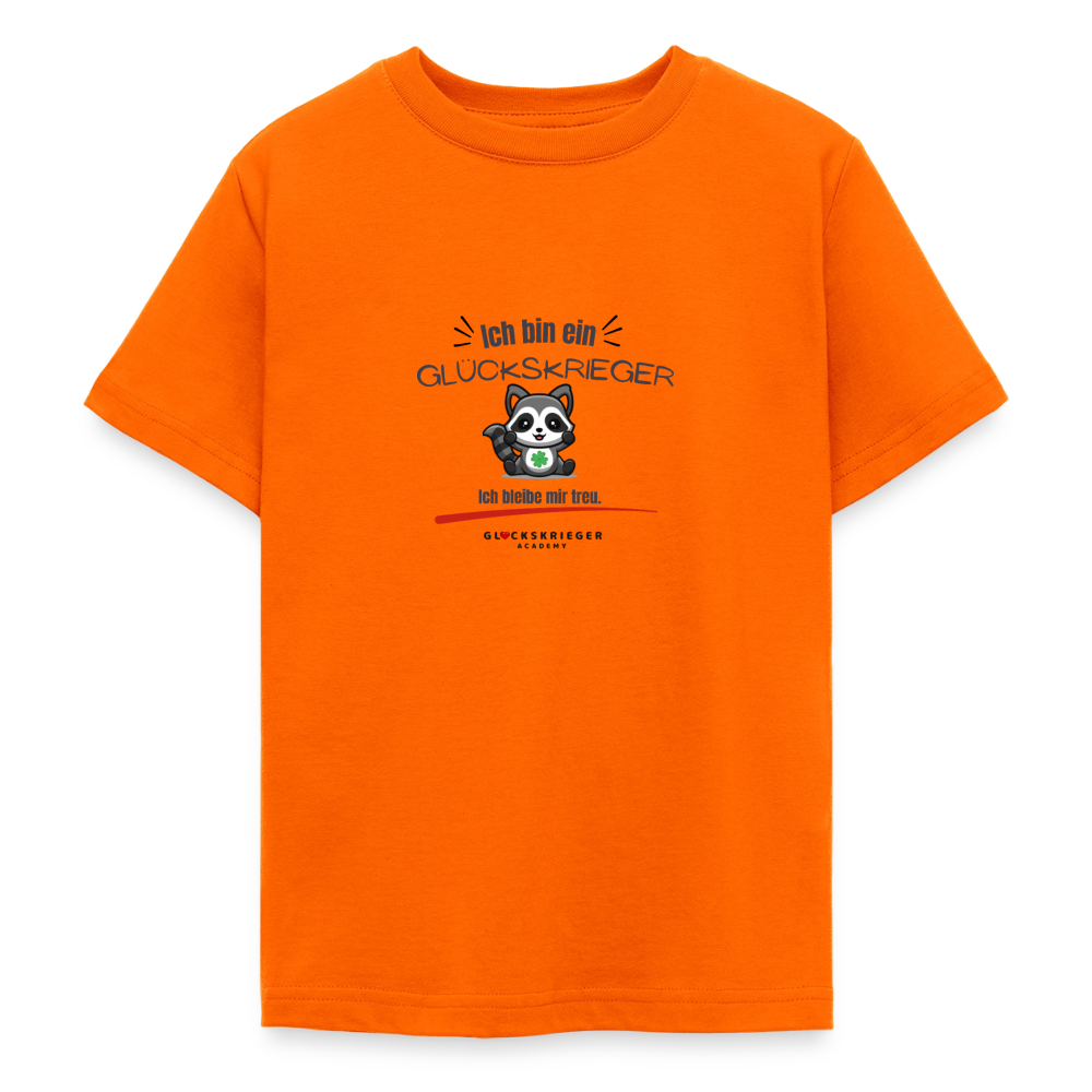 Glückskrieger T-Shirt für Teens – Stark für mich & andere - orange