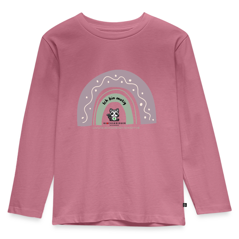 Langarmshirt für kleine Glückskrieger - mauve
