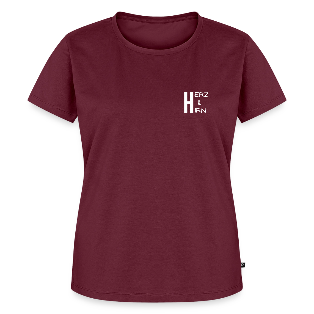 Damen Shirt 2- Dreamteam - burgundy