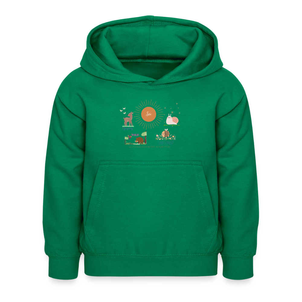 Glückskrieger Hoodie – Stark & Mutig - kelly green