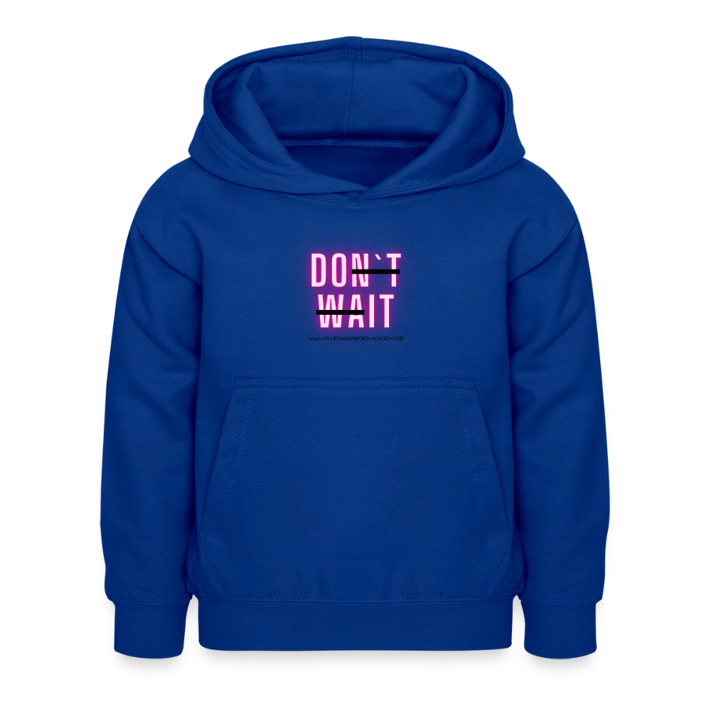 Glückskrieger Hoodie – Do it - bright royal