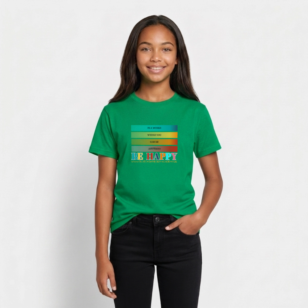 T-Shirt für Teens- Happy - kelly green