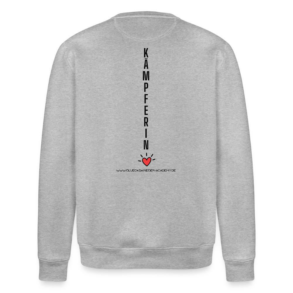 Damen Pullover-Kämpferin - heather grey