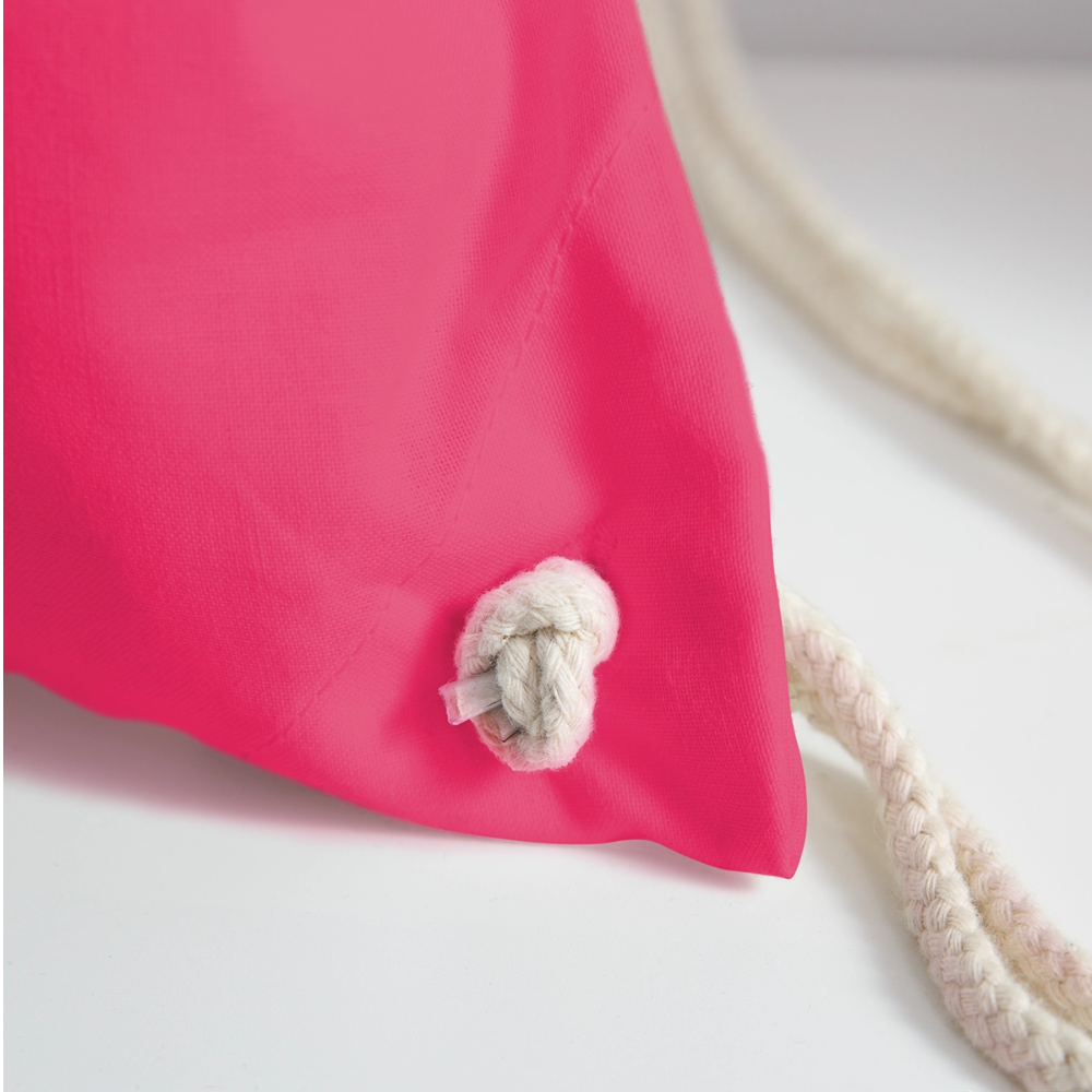 Glückskrieger Turnbeutel – Stärke für unterwegs - fuchsia