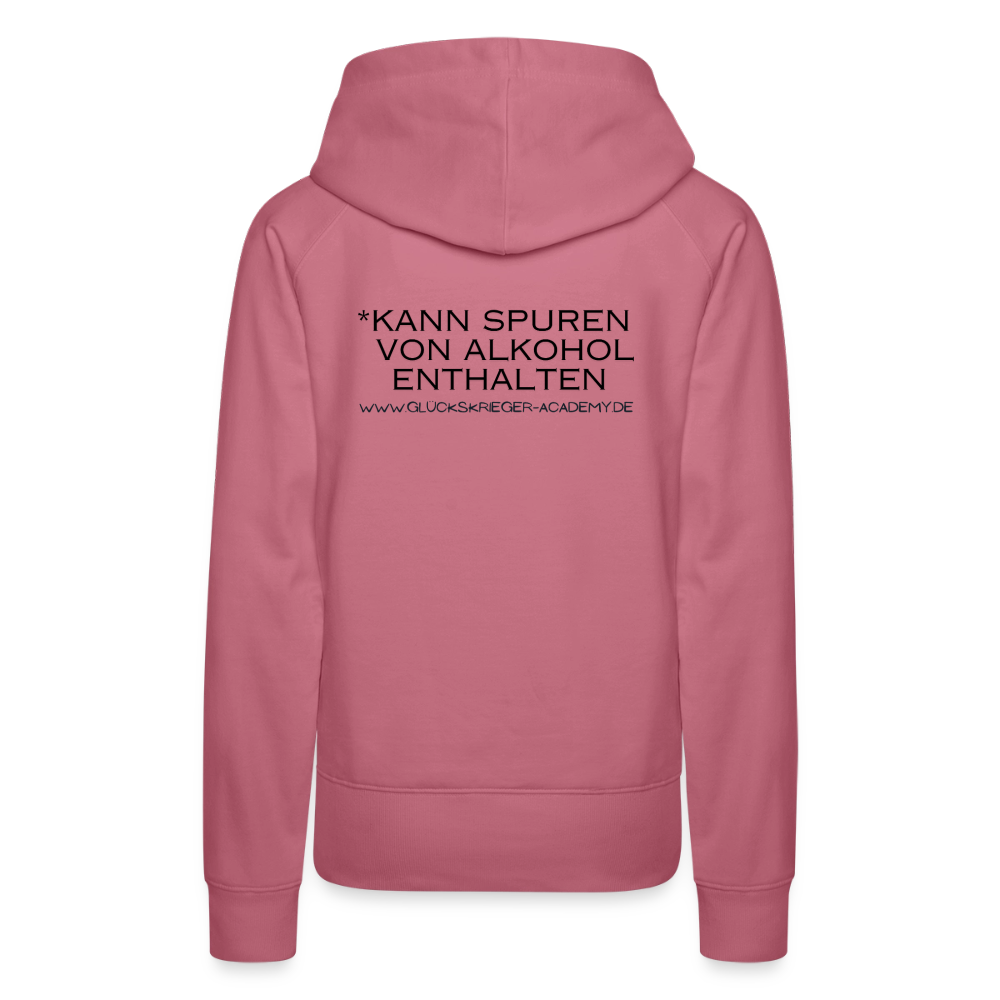 Damen Hoodies – Spuren - mauve