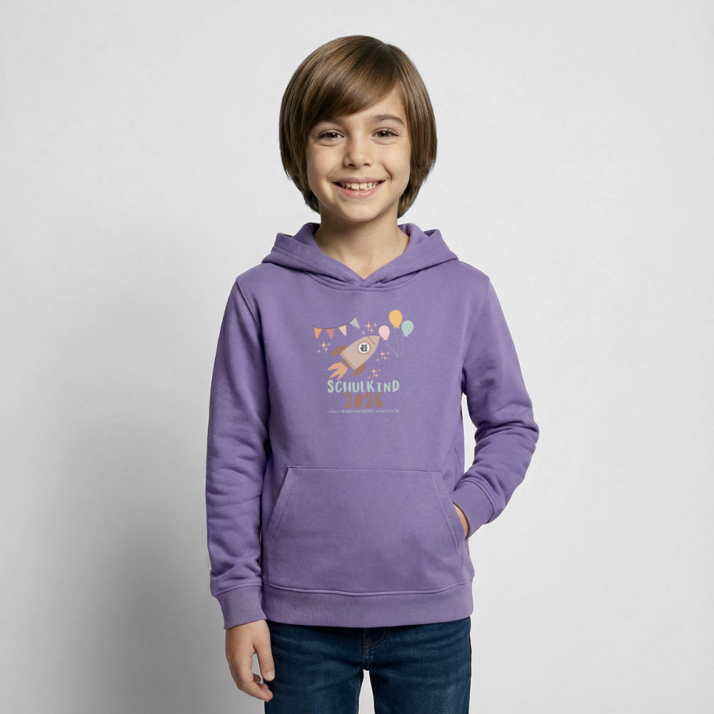 Glückskrieger Hoodie – Schulkind 2026 - lavender