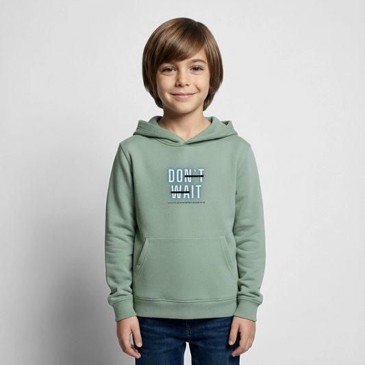 Glückskrieger Hoodie – Do it - steel green