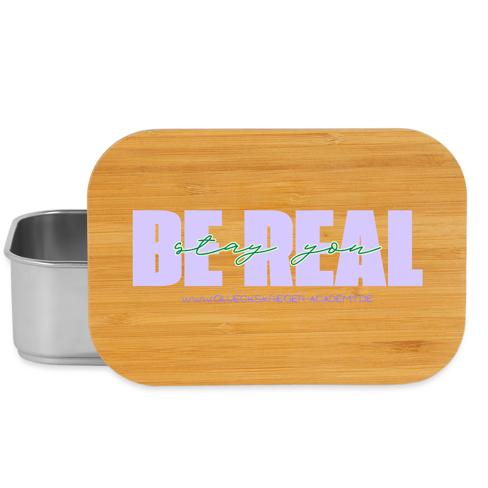Kinder Lunchbox – Be real - silver
