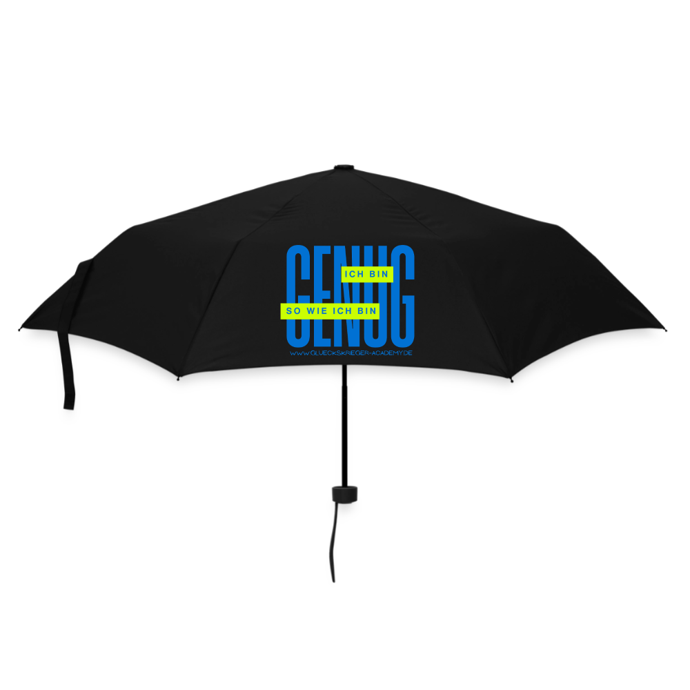 Glückskrieger Regenschirm – Stark durch jedes Wetter - black