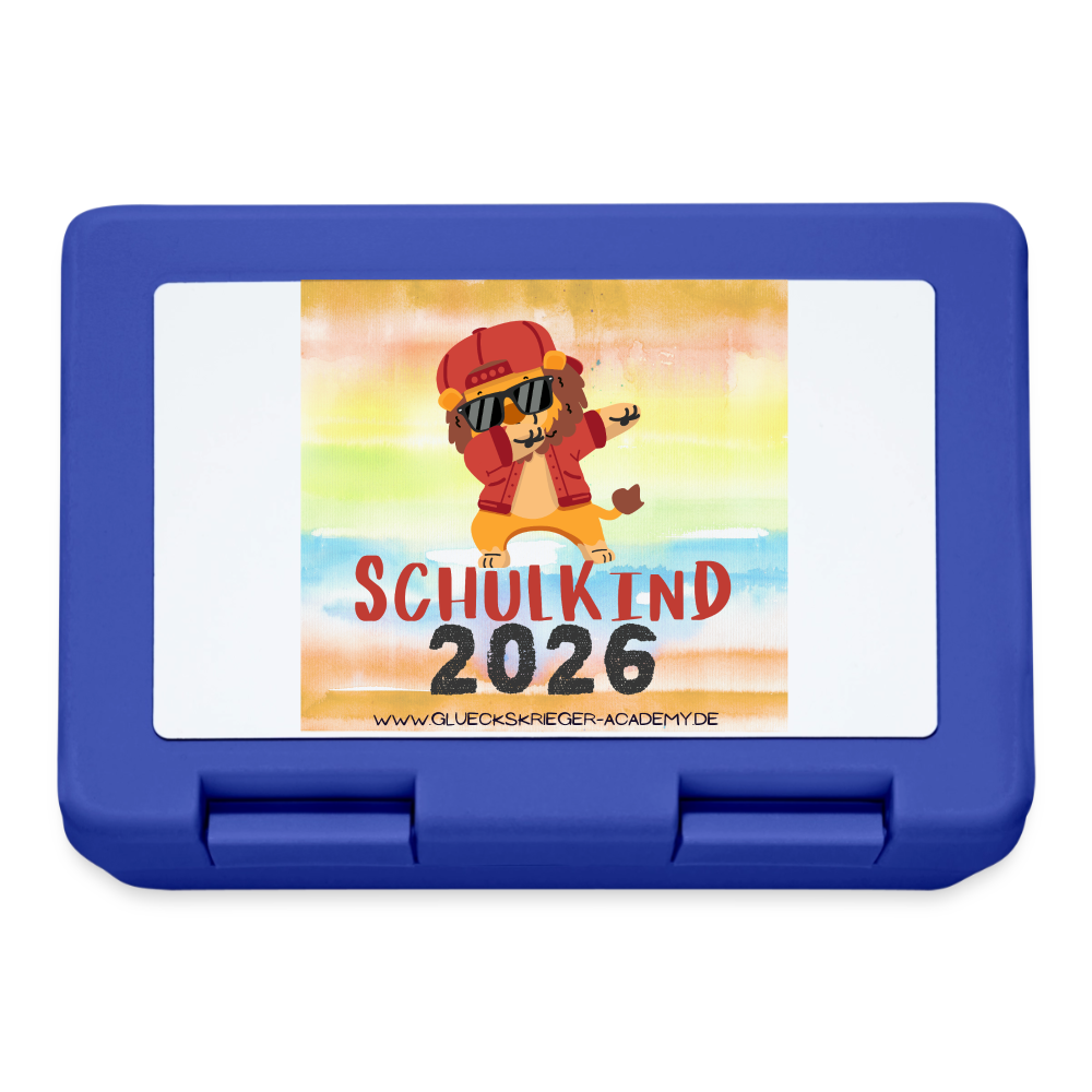Kinder Lunchbox – Schulkind 2026 - royal blue