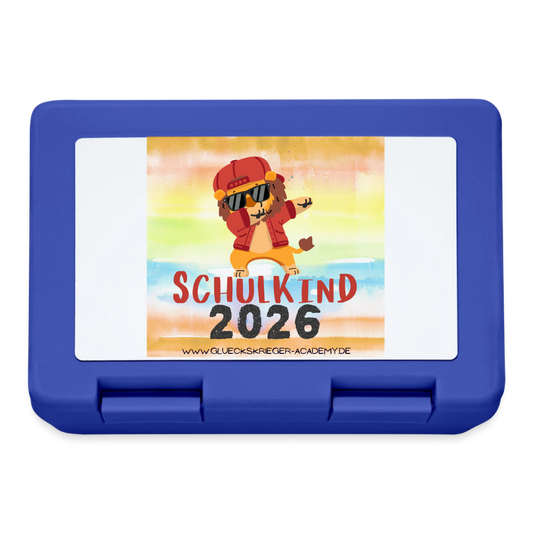 Kinder Lunchbox – Schulkind 2026 - royal blue
