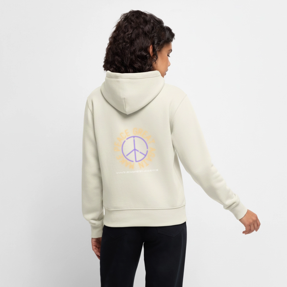 Damen Hoodies – Peace - off white