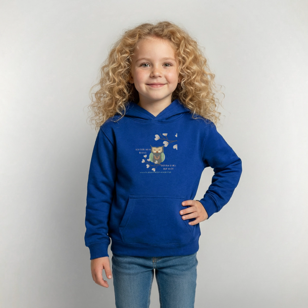 Glückskrieger Hoodie – Stark & Mutig - bright royal