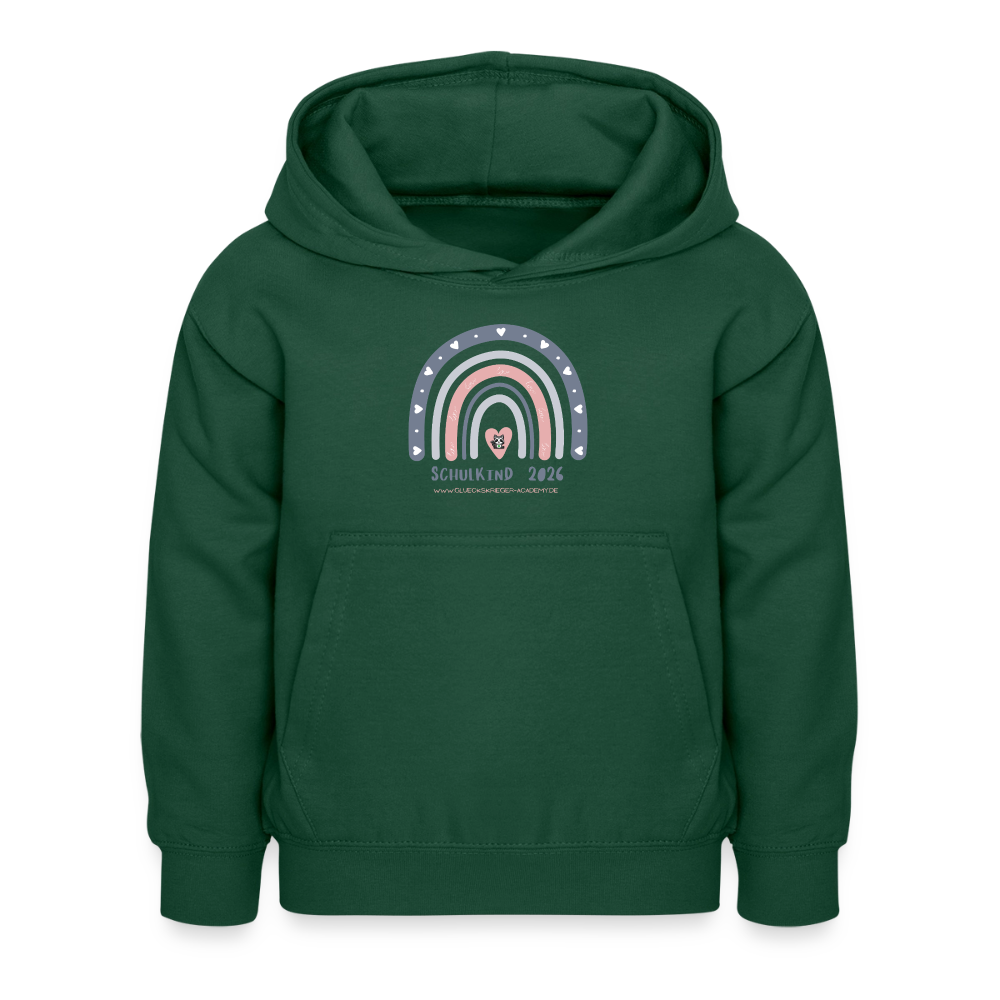 Glückskrieger Hoodie – Schulkind 2026 - bottle green