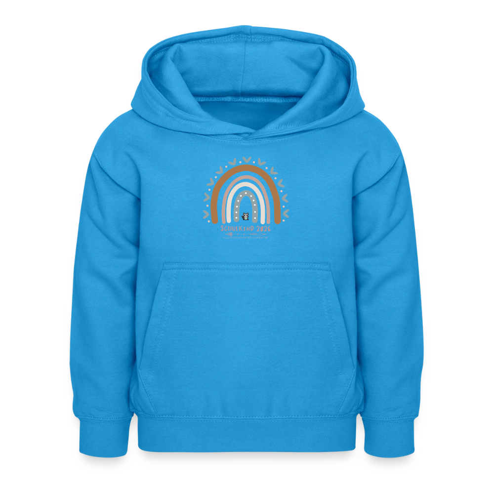 Glückskrieger Hoodie – Schulkind 2026 - sea blue