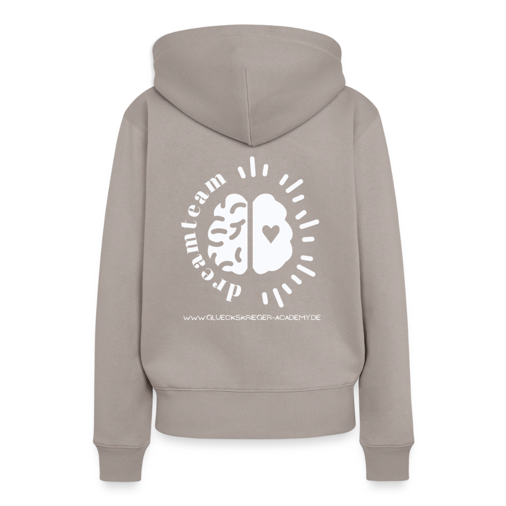Damen Hoodies – Dreamteam - taupe