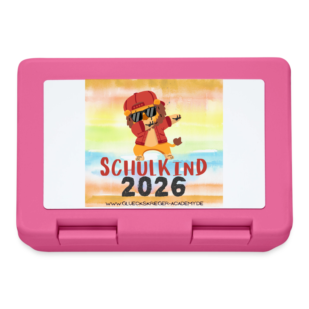 Kinder Lunchbox – Schulkind 2026 - pink