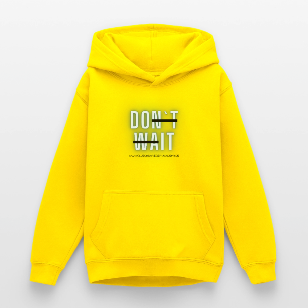 Glückskrieger Hoodie  für Teens– Do it - yellow