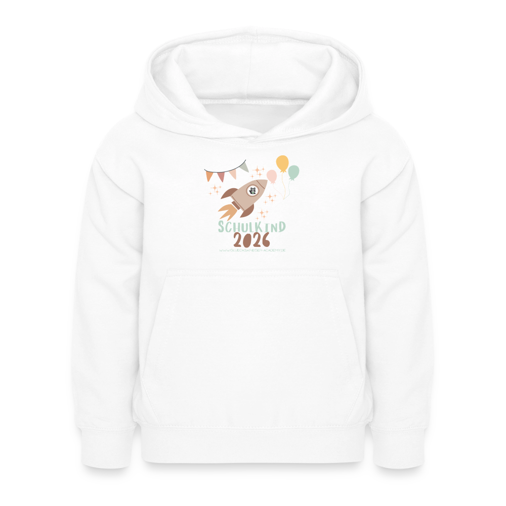 Glückskrieger Hoodie – Schulkind 2026 - white