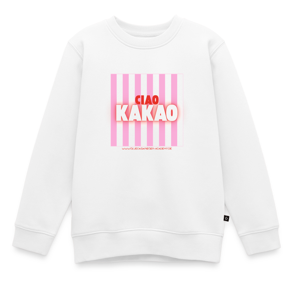 Glückskrieger Kinder Pullover – Ciao Kakao - white