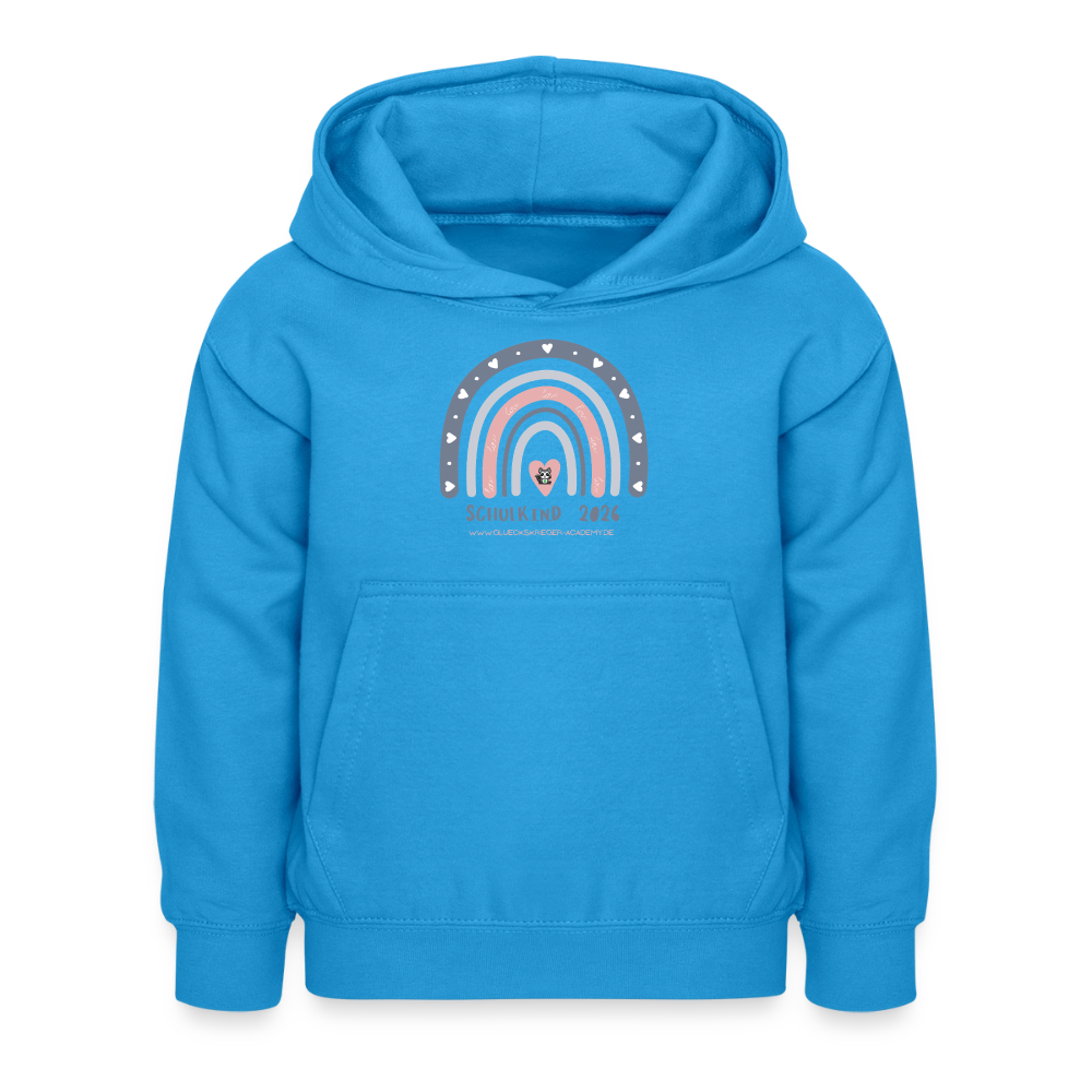 Glückskrieger Hoodie – Schulkind 2026 - sea blue