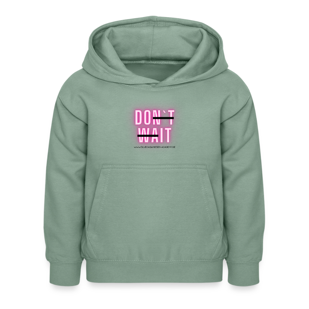 Glückskrieger Hoodie – Do it - steel green