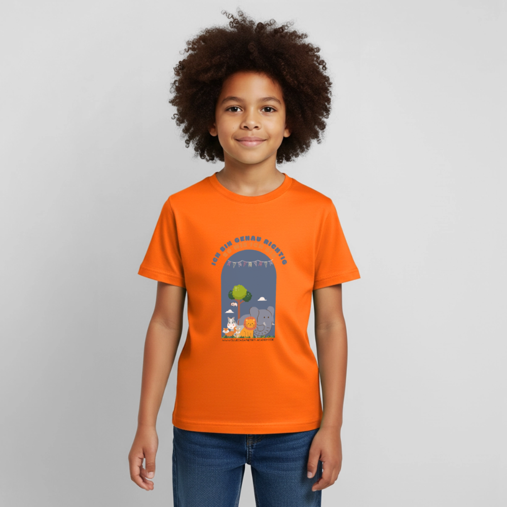 Kinder Shirt - Ich bin... - orange