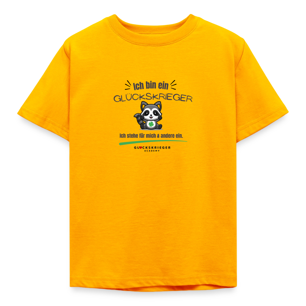Glückskrieger Shirt – Stark für mich & andere - gold